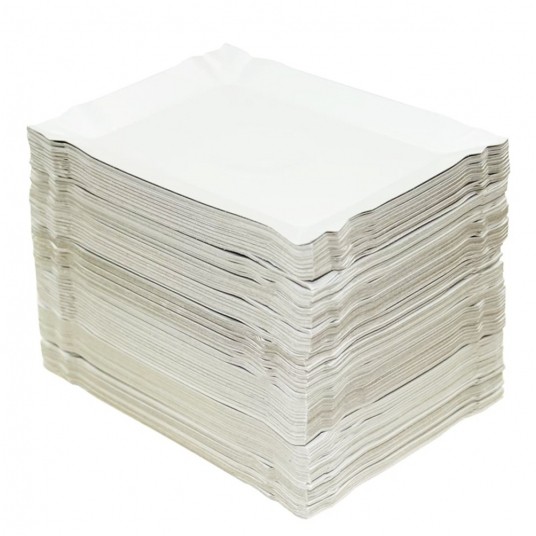 Tacki papierowe białe 13/17cm 250szt. -zdjęcie numer 2
