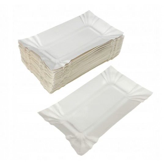 Tacki papierowe białe Gastropaka 14/25cm 500szt. -zdjęcie numer 2