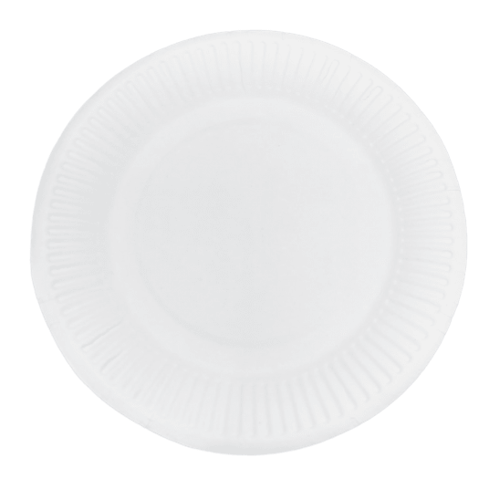 Talerze papierowe białe 15cm 100szt. -zdjęcie numer 5