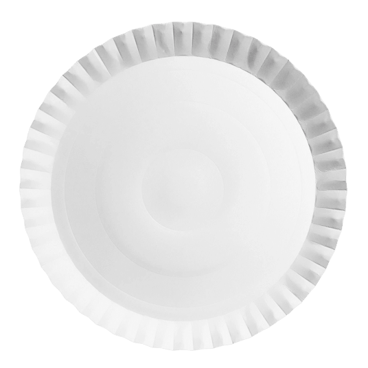 Talerze papierowe białe 30cm 100szt. -zdjęcie numer 1