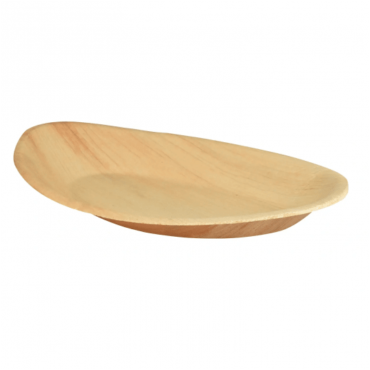 Talerze z liści palmowych owalne 26/17cm 25szt. -zdjęcie numer 3