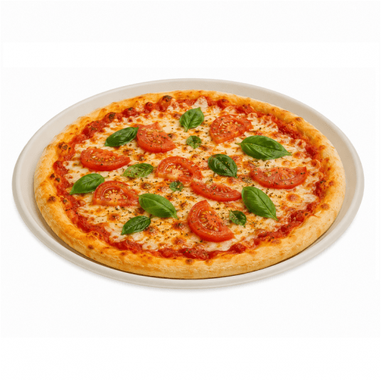 Talerze z trzciny cukrowej okrągłe pod pizze 32cm 50szt. -zdjęcie numer 2