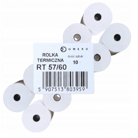 Taśmy, rolki do kas 57/60 10szt. -zdjęcie numer 2