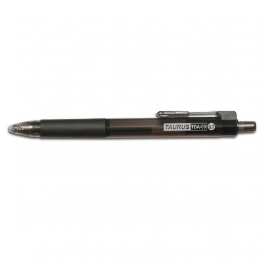 TDA-03 Długopis żelowy automatyczny czarny 0,7mm -zdjęcie numer 1