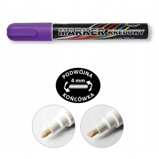 TMK-01 Marker kredowy fioletowy 6g 4mm -zdjęcie numer 1