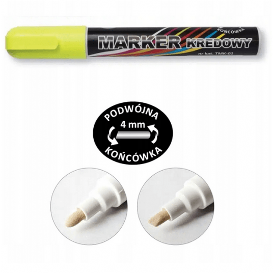 TMK-01 Marker kredowy żółty 6g 4mm -zdjęcie numer 1