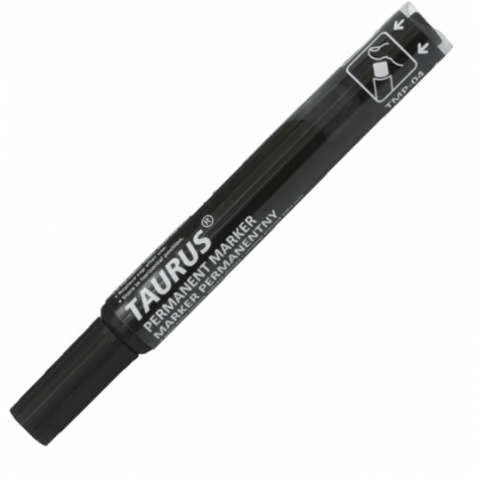 TMP-04 Marker czarny z tłoczkiem -zdjęcie numer 1