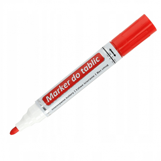 TMW-03 Marker suchościeralny gruby czerwony -zdjęcie numer 2