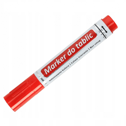 TMW-03 Marker suchościeralny gruby czerwony -zdjęcie numer 1