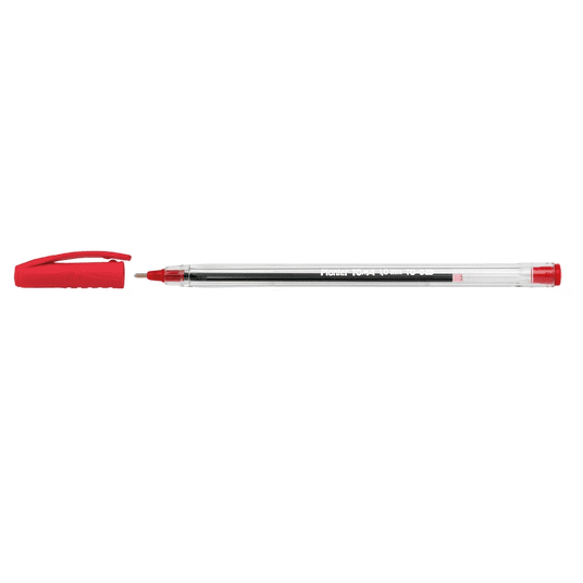 TO-023 Długopis Pionier czerwony 1mm -zdjęcie numer 1