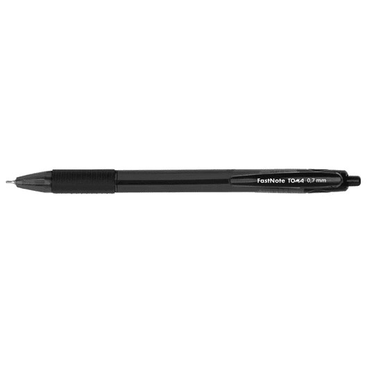 TO-030 Długopis Fastnote czarny 0,7mm -zdjęcie numer 1