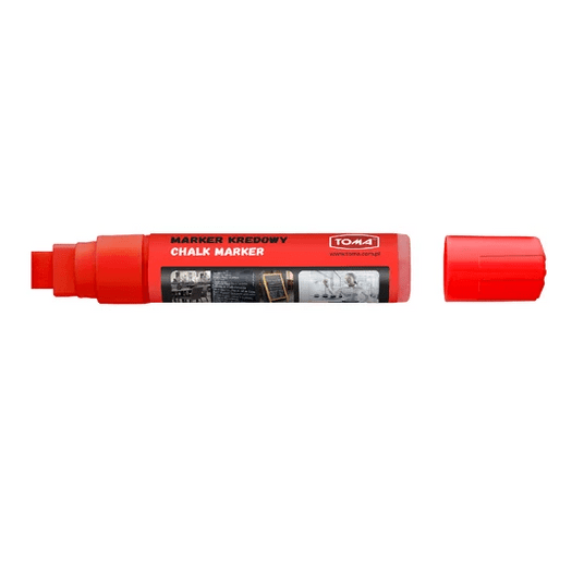TO-290 Marker kredowy czerwony gruby 8/15mm -zdjęcie numer 1