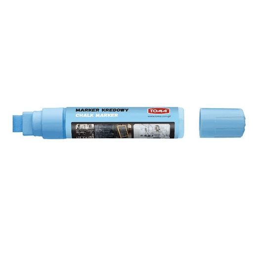 TO-290 Marker kredowy niebieski gruby 8/15mm -zdjęcie numer 1