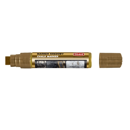 TO-290 Marker kredowy złoty gruby 8/15mm -zdjęcie numer 1