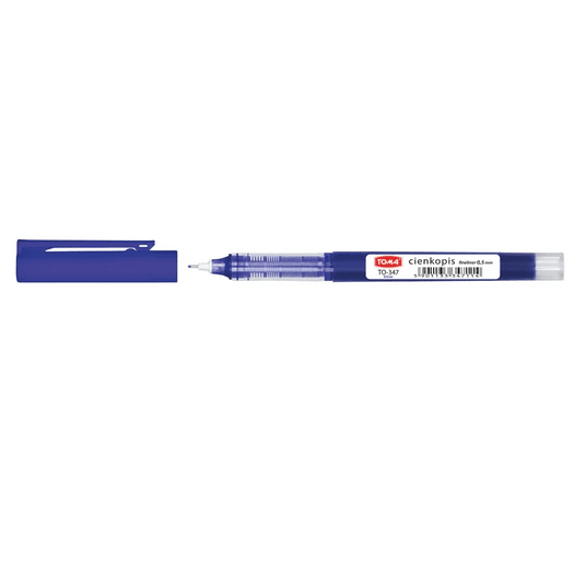 TO-347 Cienkopis kapilarny niebieski 0,5mm -zdjęcie numer 1