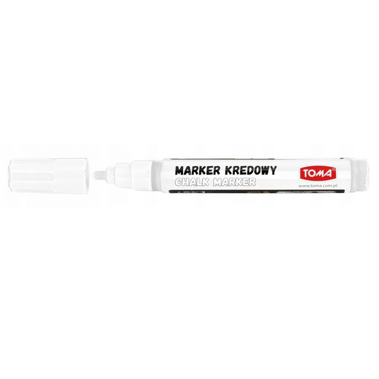 Toma marker kredowy biały 4,5mm 8g -zdjęcie numer 2