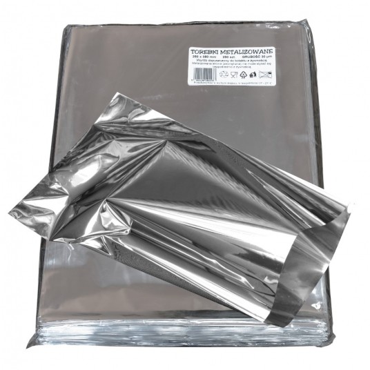 Torebki metalizowane 20/25cm 250szt. -zdjęcie numer 4