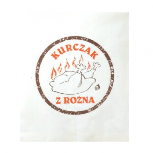 Torebki papierowe do kurczaka duże 100szt. -zdjęcie numer 1