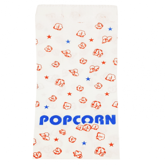 Torebki papierowe do popcornu duże 200szt. -zdjęcie numer 1