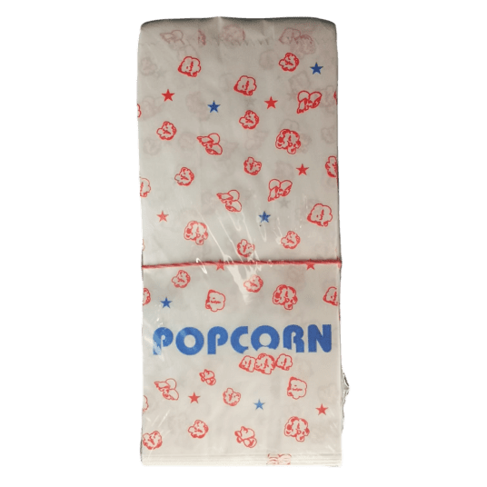 Torebki papierowe do popcornu małe 200szt. -zdjęcie numer 3