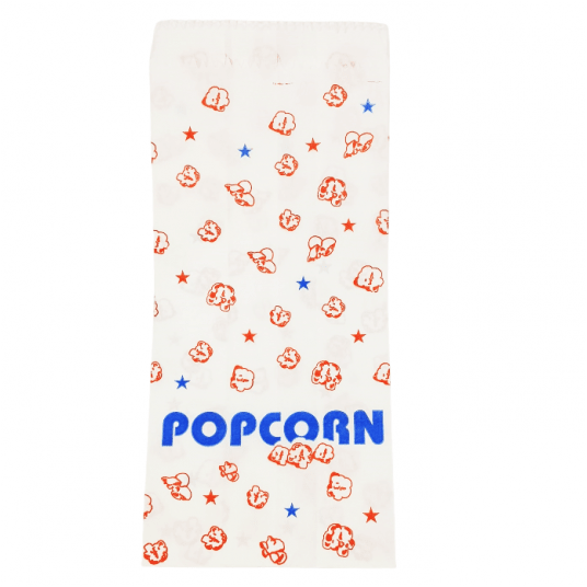 Torebki papierowe do popcornu małe 200szt. -zdjęcie numer 1
