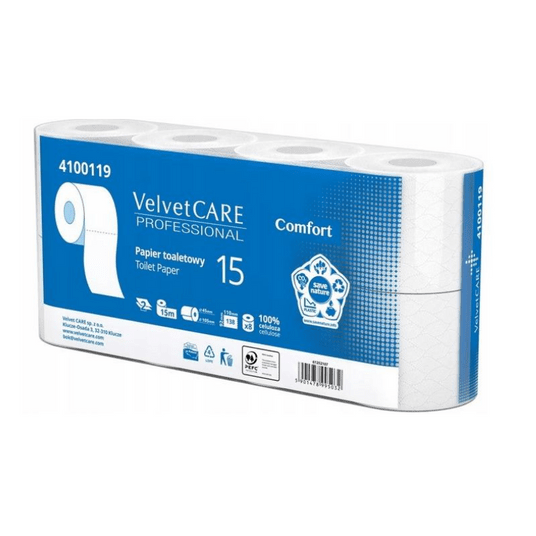 Velvet Care papier toaletowy 2 warstwowy 8 rolek -zdjęcie numer 2