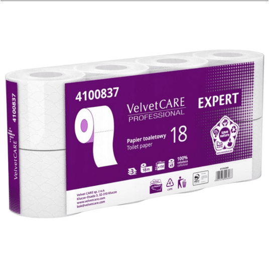 Velvet Expert papier toaletowy 3 warstwowy 8 rolek -zdjęcie numer 2