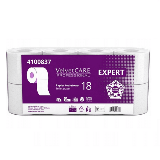Velvet Expert papier toaletowy 3 warstwowy 8 rolek -zdjęcie numer 1