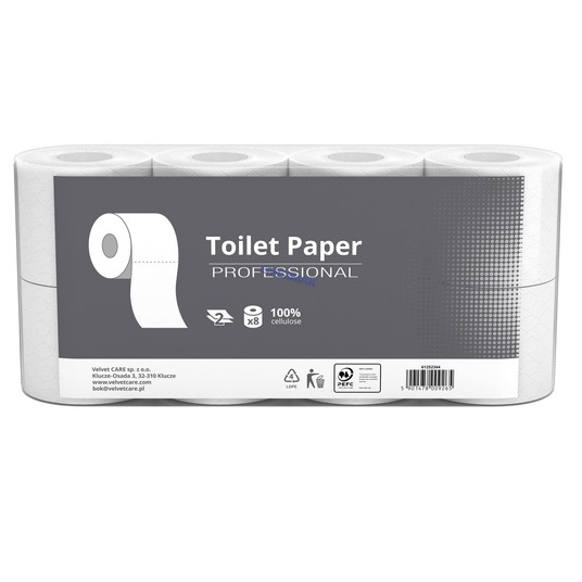 Velvet Professional papier toaletowy 2 warstwowy 8 rolek -zdjęcie numer 1
