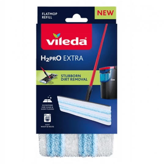 Vileda H2PRO Extra mop płaski wkład -zdjęcie numer 1