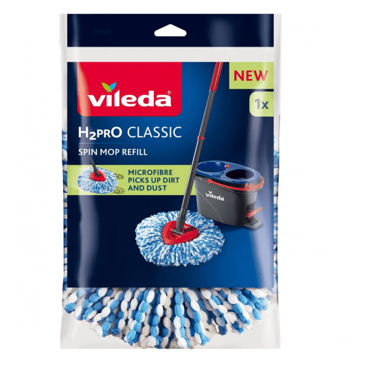 Vileda mop H2PRO obrotowy turbo wkład -zdjęcie numer 1
