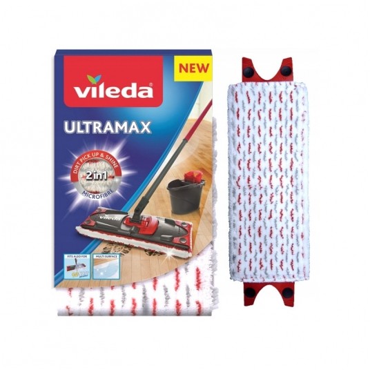 Vileda Ultramax mop płaski mikrofibra zapas -zdjęcie numer 2