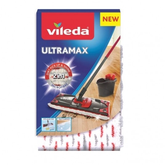 Vileda Ultramax mop płaski mikrofibra zapas -zdjęcie numer 1