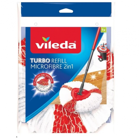 Vileda zapas do mopa obrotowego Turbo Refill Extra mikrofibra -zdjęcie numer 1