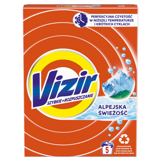 Vizir proszek do prania Alpejska Świeżość 275g -zdjęcie numer 1