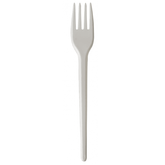 Widelce białe plastikowe 2,3g 100szt. -zdjęcie numer 1