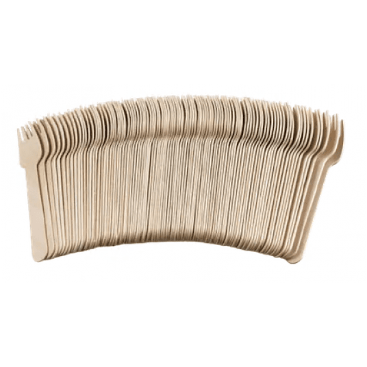 Widelce drewniane 16cm 100szt. -zdjęcie numer 3