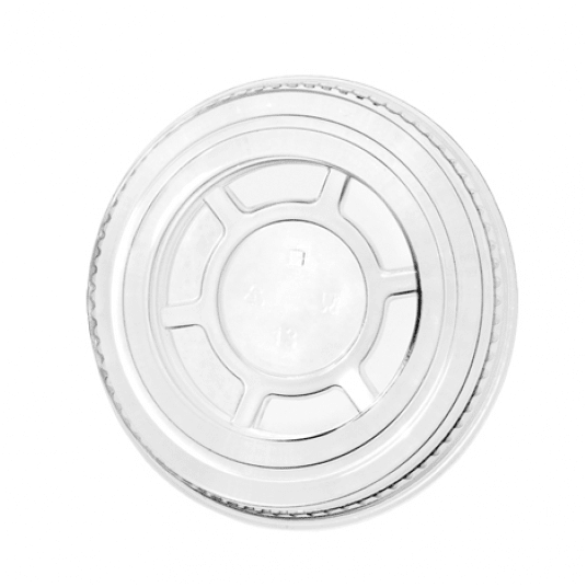 Wieczka płaskie PET bez nacięcia ⌀95mm 50szt. -zdjęcie numer 1