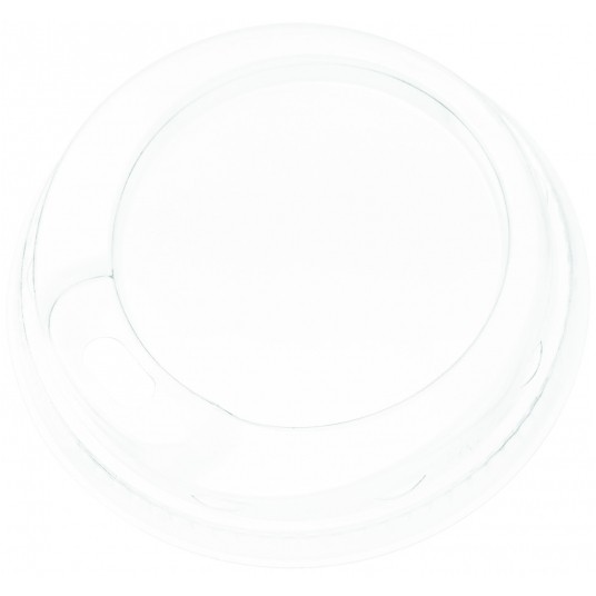 Wieczka płaskie PET z dziubkiem SIP ⌀95mm 50szt. -zdjęcie numer 1