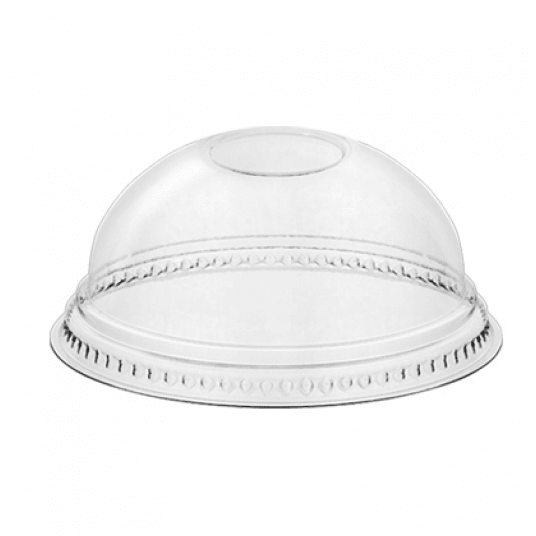 Wieczka wypukłe PET z dziurką ⌀78mm 50szt. -zdjęcie numer 1