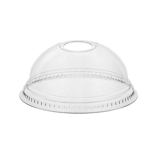 Wieczka wypukłe PET z dziurką ⌀78mm 50szt. -zdjęcie numer 1