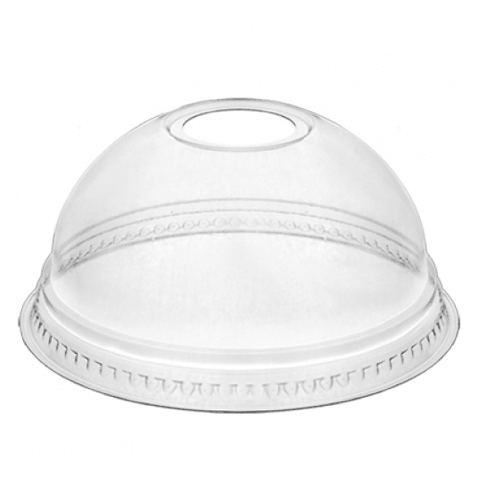 Wieczka wypukłe PET z dziurką ⌀95mm 50szt. -zdjęcie numer 1