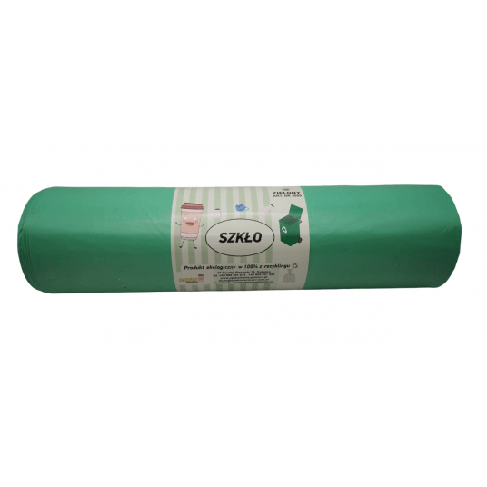 Worki na śmieci zielone LDPE 240L 10szt. -zdjęcie numer 3