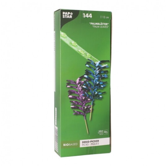 Wykałaczki bankietowe Palmy 12cm 144szt. -zdjęcie numer 2