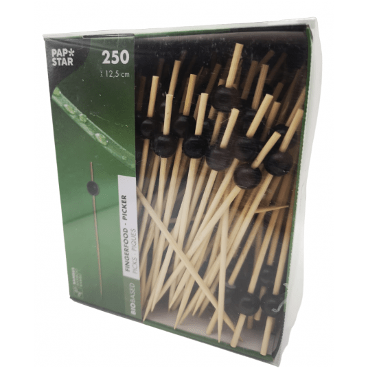 Wykałaczki drewniane Czarna Perła 12,5cm 250szt. -zdjęcie numer 4