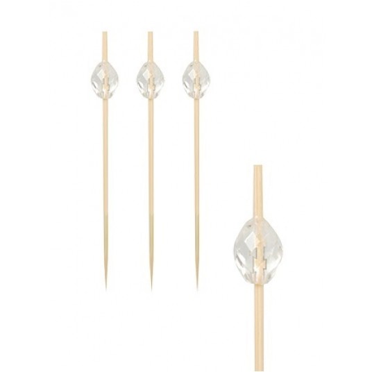 Wykałaczki drewniane Diamond 9cm 100szt. -zdjęcie numer 1