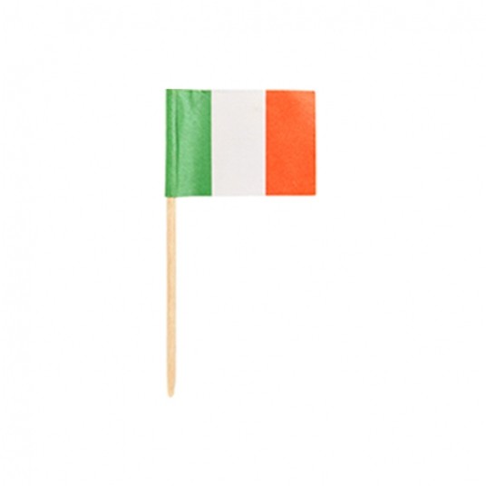 Wykałaczki drewniane Flaga Włoska 8cm 500szt. -zdjęcie numer 1