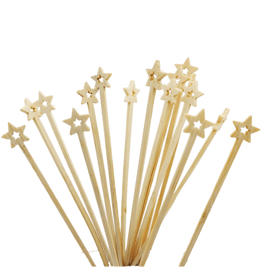 Wykałaczki drewniane Gwiazda 12cm 100szt. -zdjęcie numer 6
