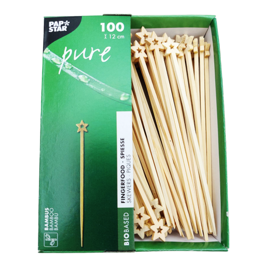 Wykałaczki drewniane Gwiazda 12cm 100szt. -zdjęcie numer 7