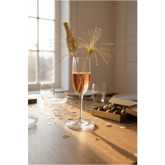 Wykałaczki drewniane Holograficzne 23cm 10szt. -zdjęcie numer 7